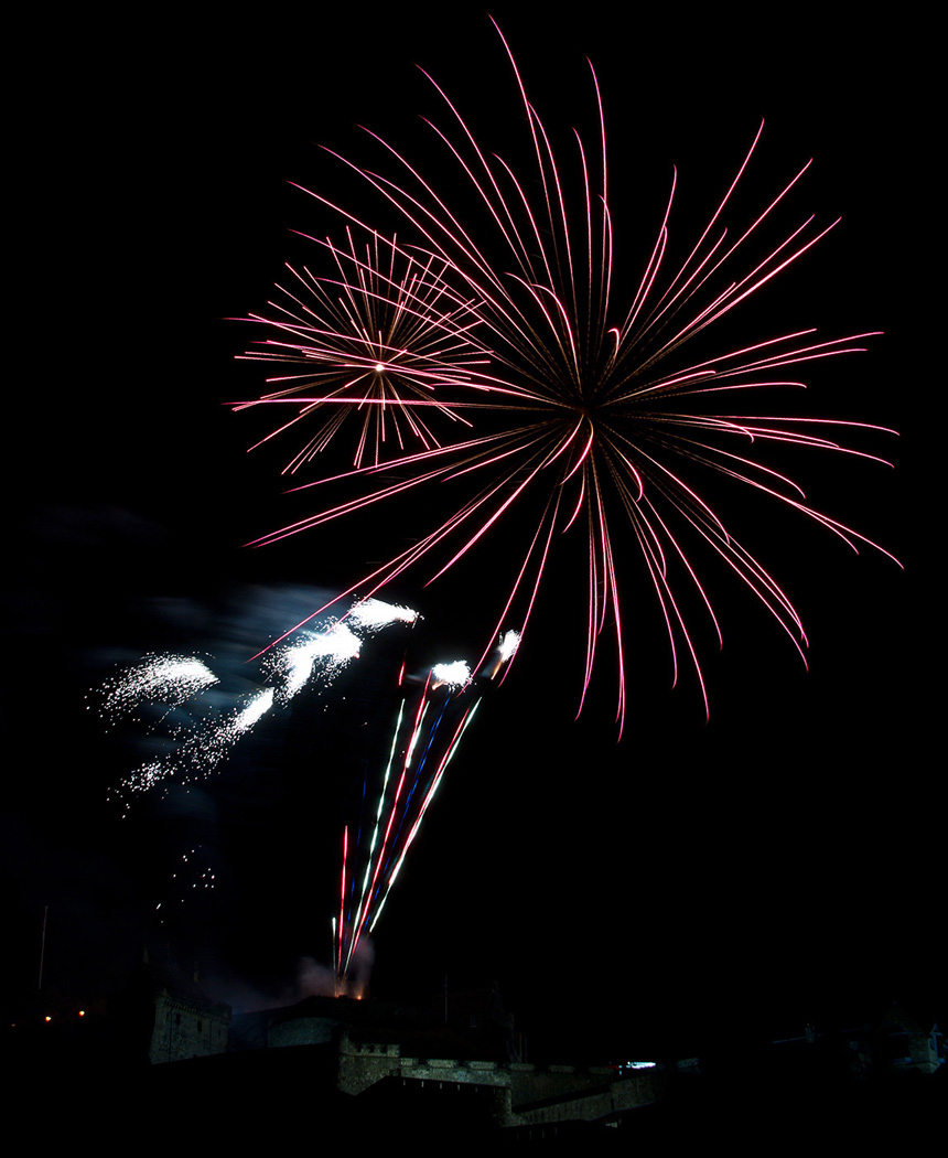 Edinburgh Tattoo Fireworks - 13th August 2013