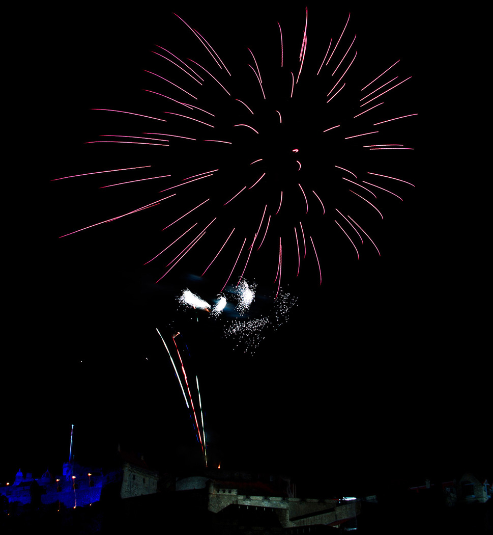 Edinburgh Tattoo Fireworks - 13th August 2013