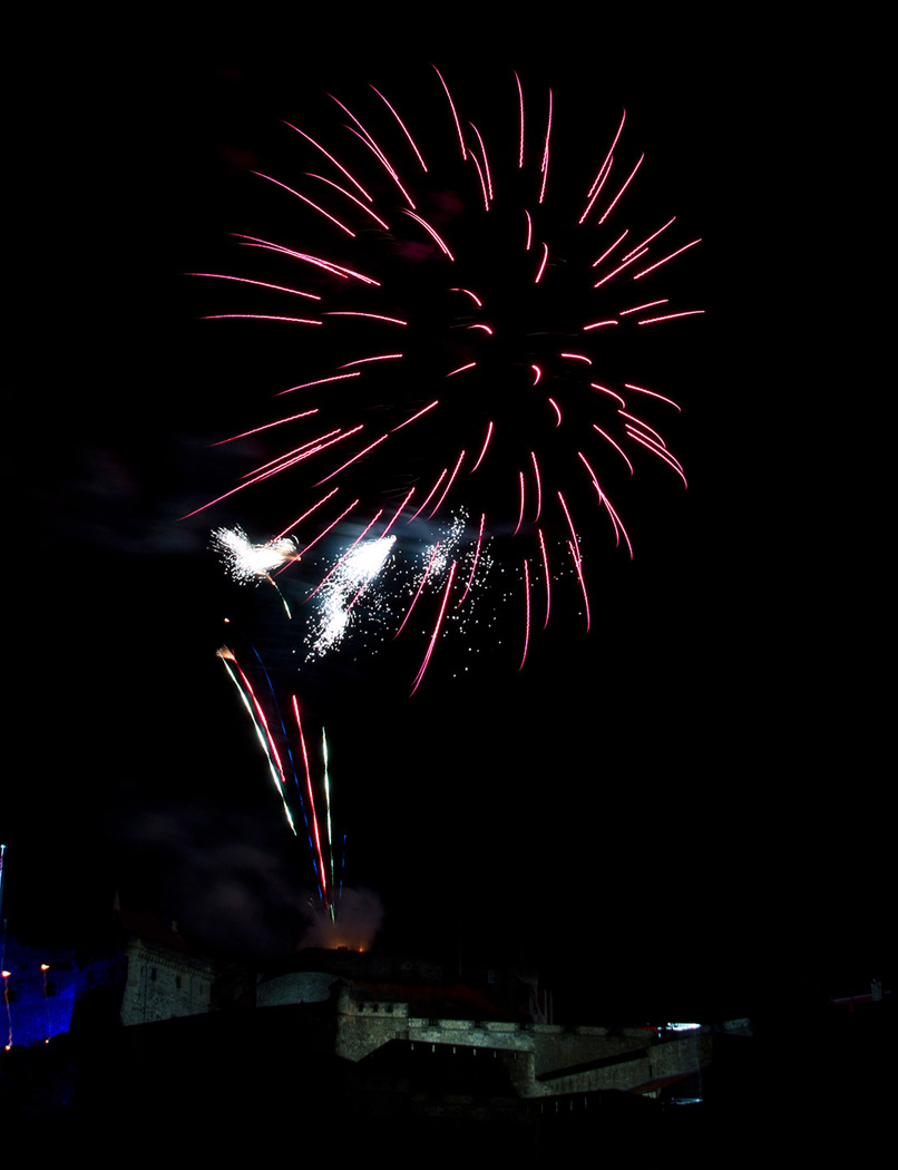 Edinburgh Tattoo Fireworks - 13th August 2013