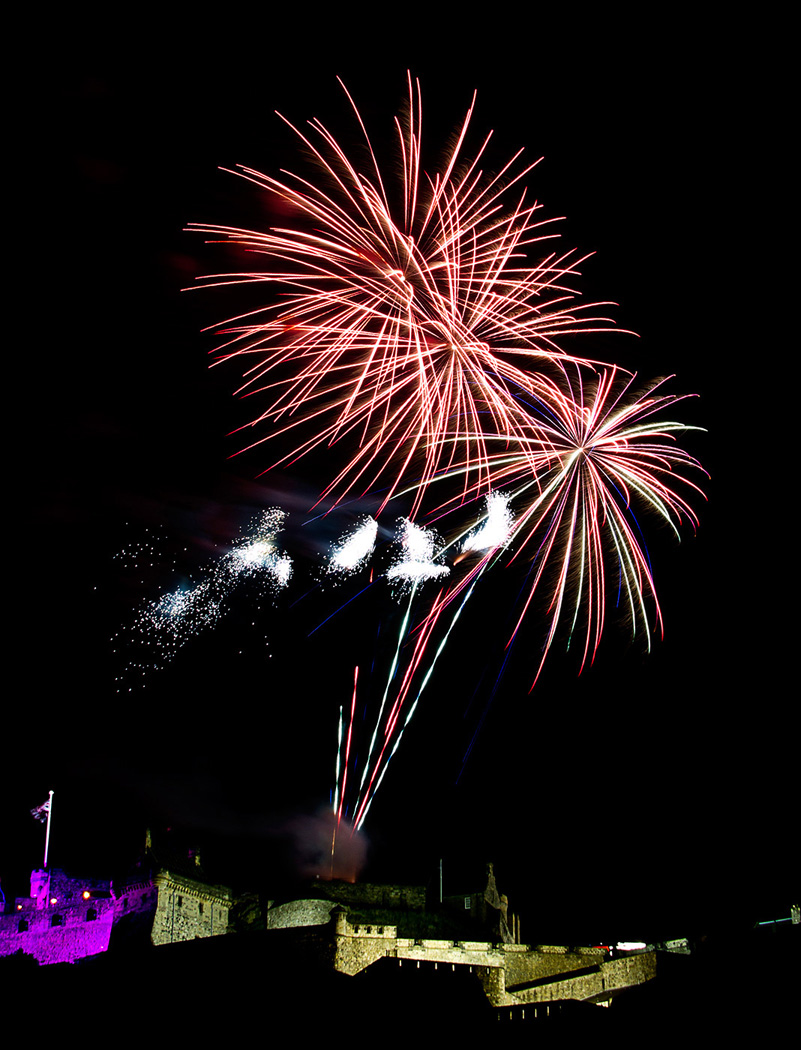 Edinburgh Tattoo Fireworks - 13th August 2013