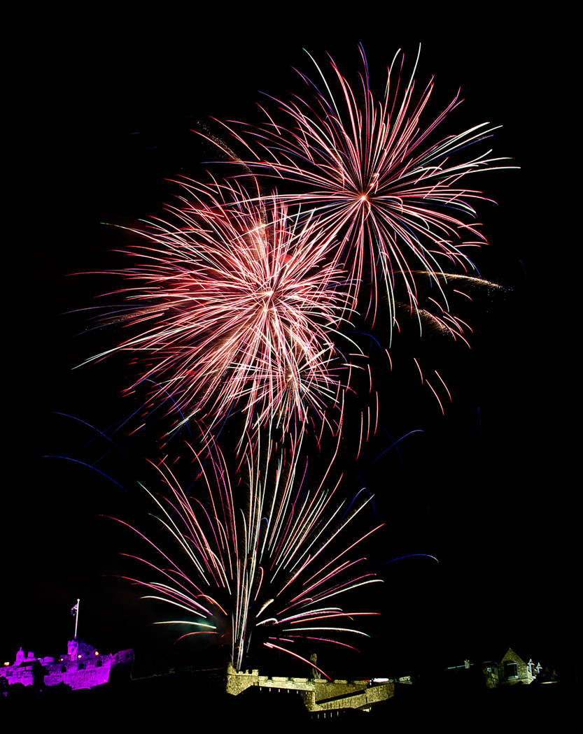 Edinburgh Tattoo Fireworks - 13th August 2013