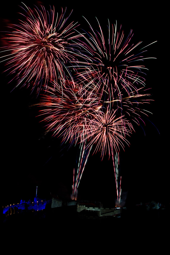 Edinburgh Tattoo Fireworks - 13th August 2013