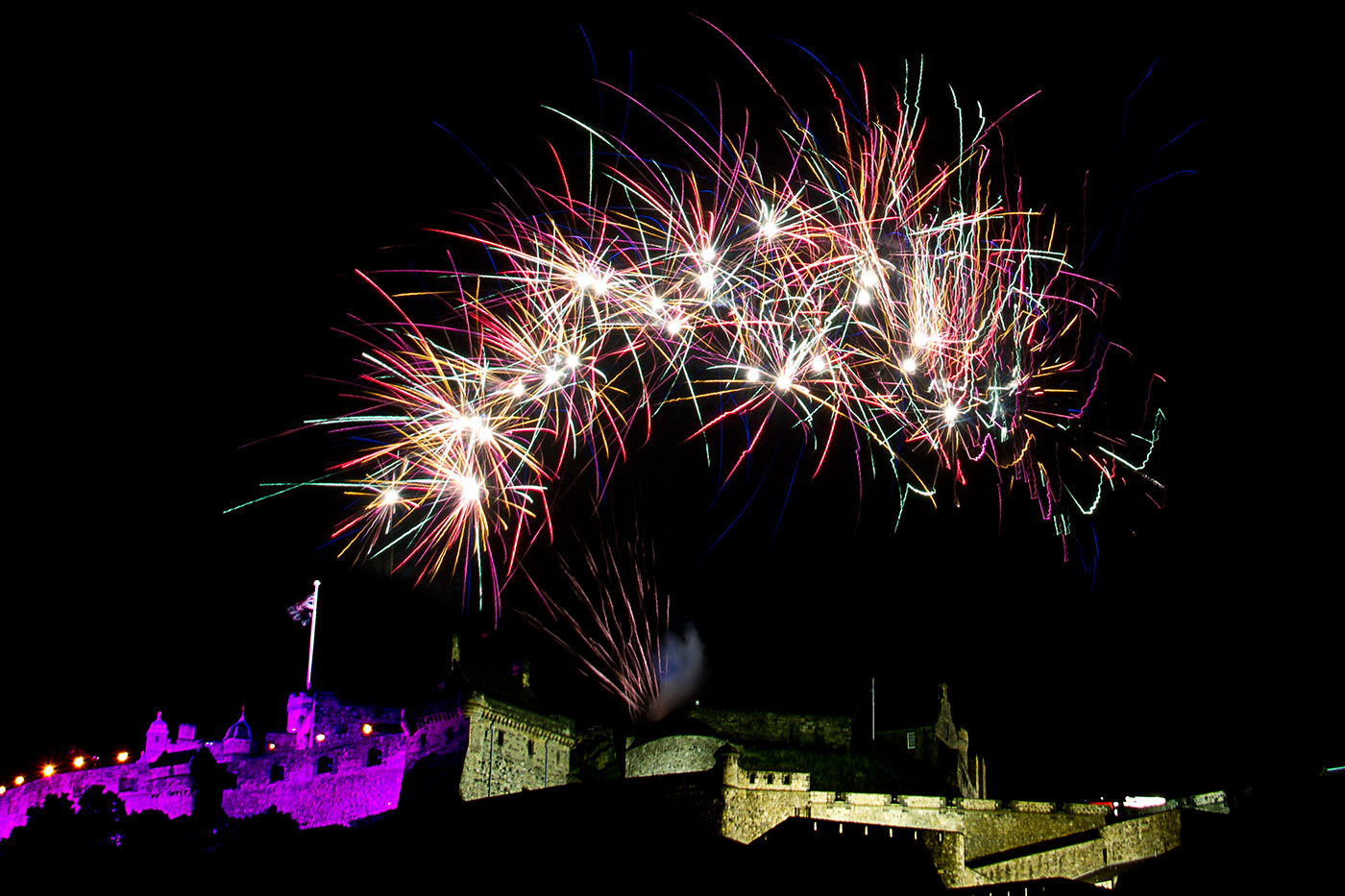 Edinburgh Tattoo Fireworks - 13th August 2013