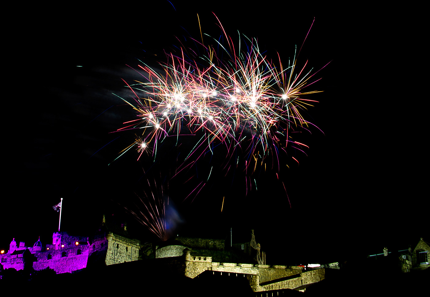 Edinburgh Tattoo Fireworks - 13th August 2013