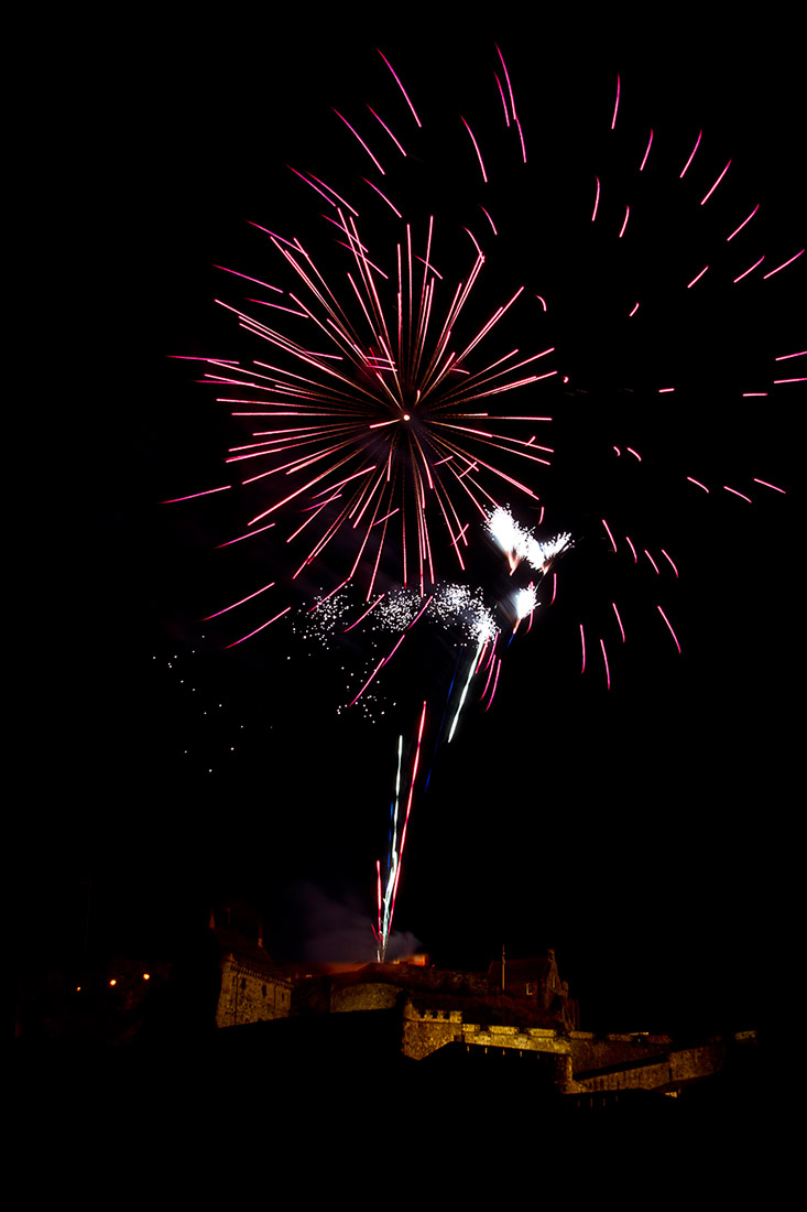 Edinburgh Tattoo Fireworks - 16th August 2013