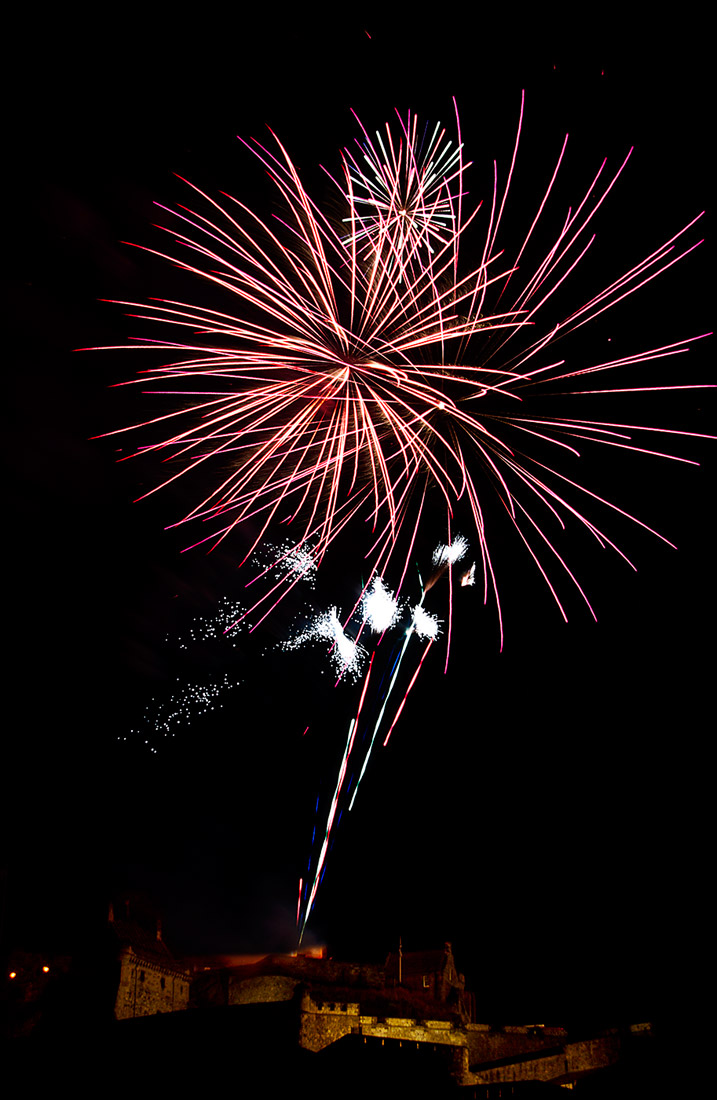 Edinburgh Tattoo Fireworks - 16th August 2013