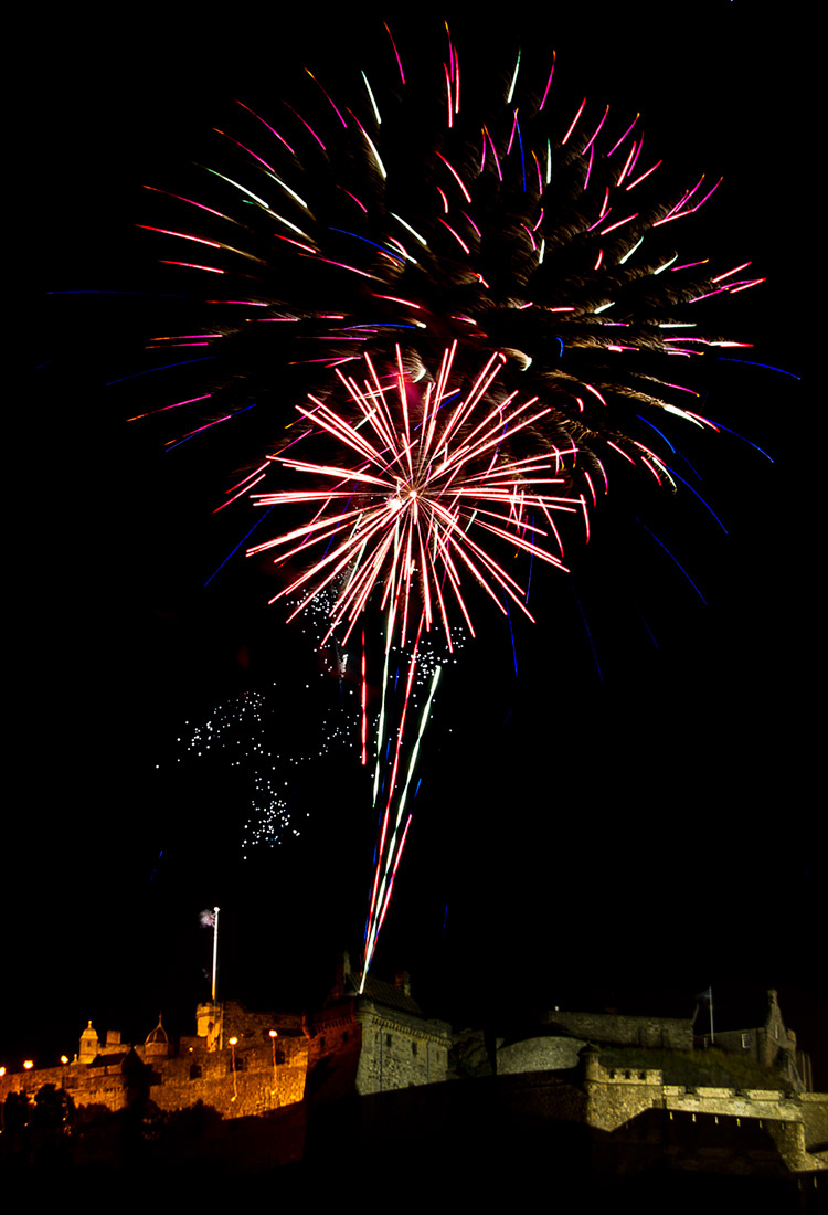 Edinburgh Tattoo Fireworks - 16th August 2013