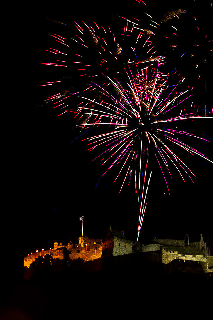 Edinburgh Tattoo Fireworks - 16th August 2013