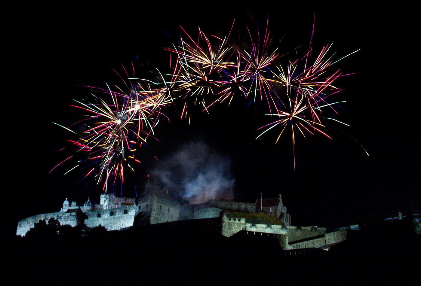 Edinburgh Tattoo Fireworks - 16th August 2013