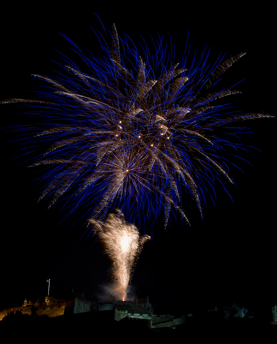 Edinburgh Tattoo Fireworks - 16th August 2013