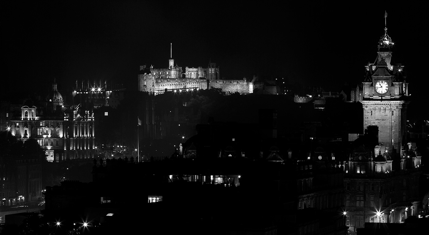 Edinburgh Tattoo fireworks from Calton Hill 