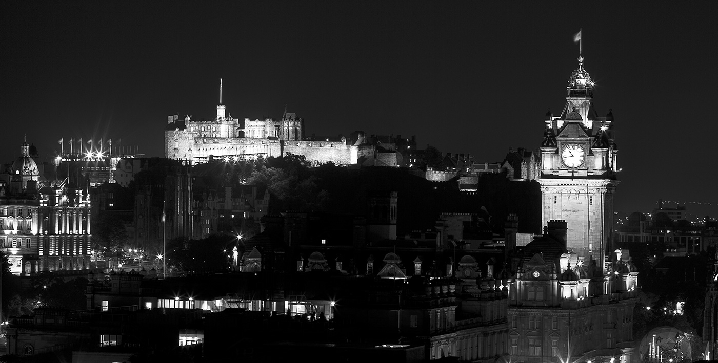 Edinburgh Tattoo fireworks from Calton Hill - 23rd August 2013