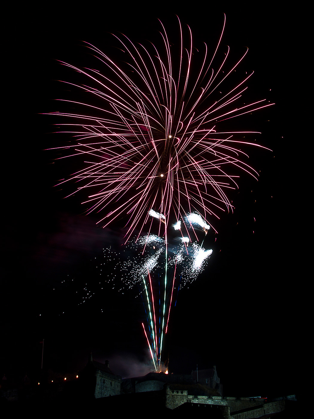 Edinburgh Tattoo Fireworks - 10th August 2013