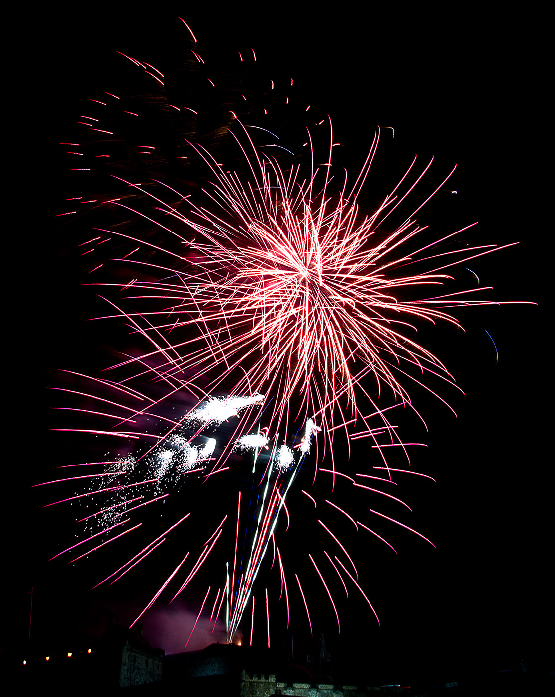 Edinburgh Tattoo Fireworks - 10th August 2013