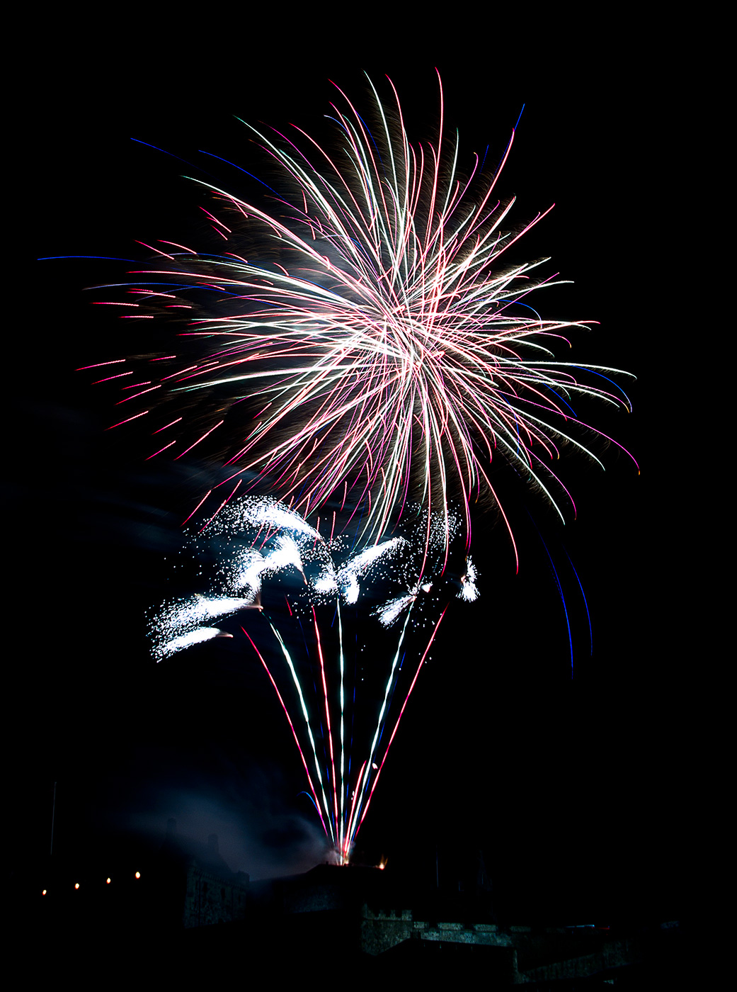 Edinburgh Tattoo Fireworks - 10th August 2013