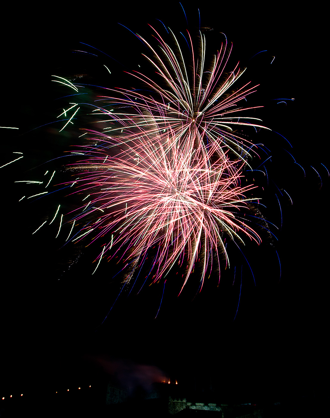 Edinburgh Tattoo Fireworks - 10th August 2013