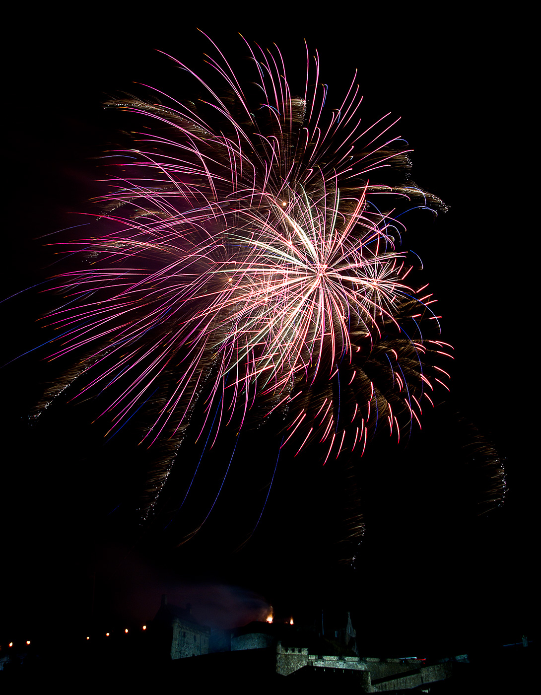 Edinburgh Tattoo Fireworks - 10th August 2013