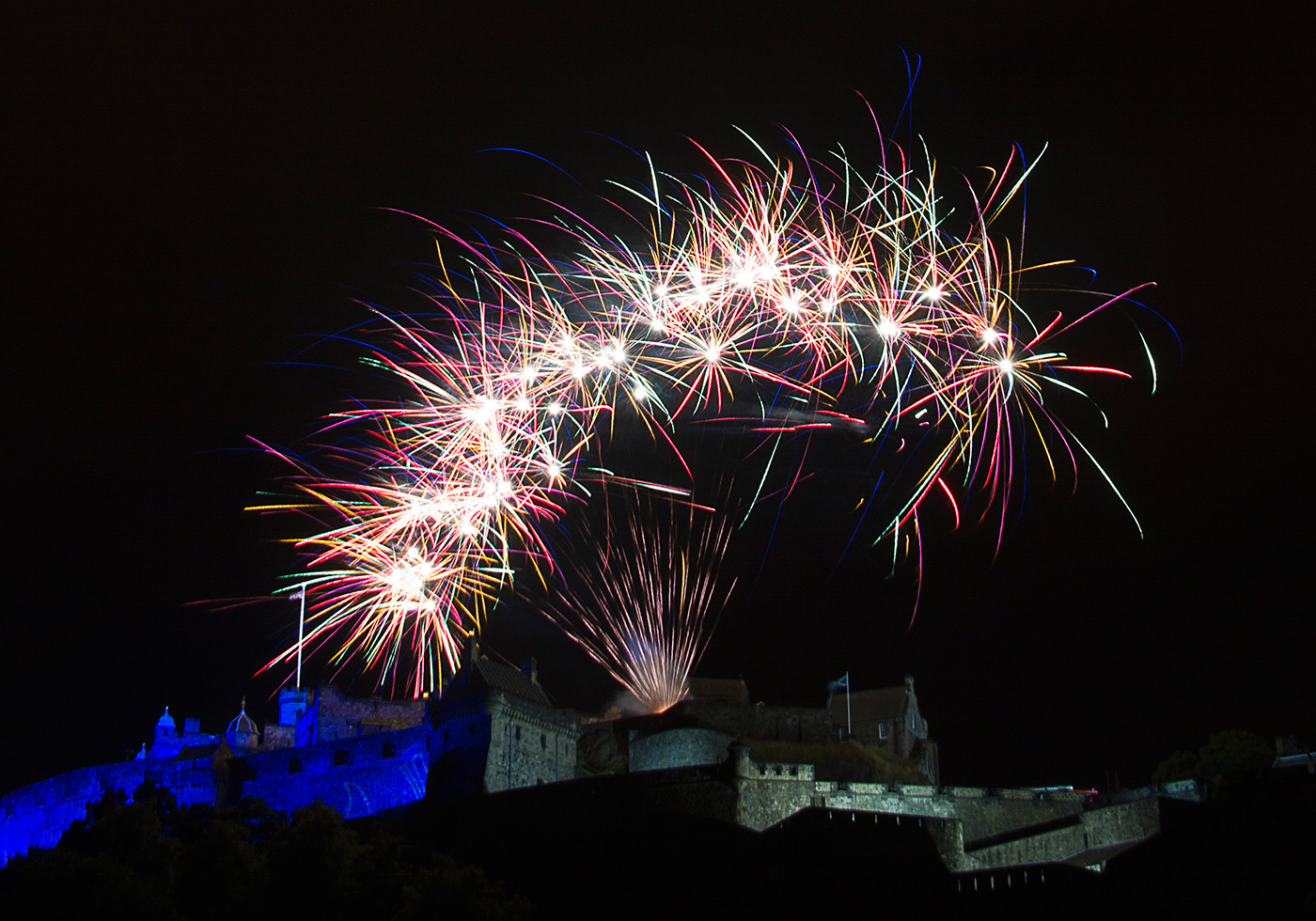 Edinburgh Tattoo Fireworks - 10th August 2013