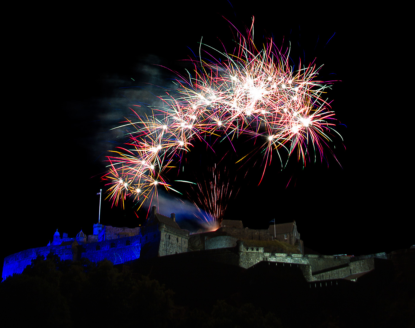 Edinburgh Tattoo Fireworks - 10th August 2013