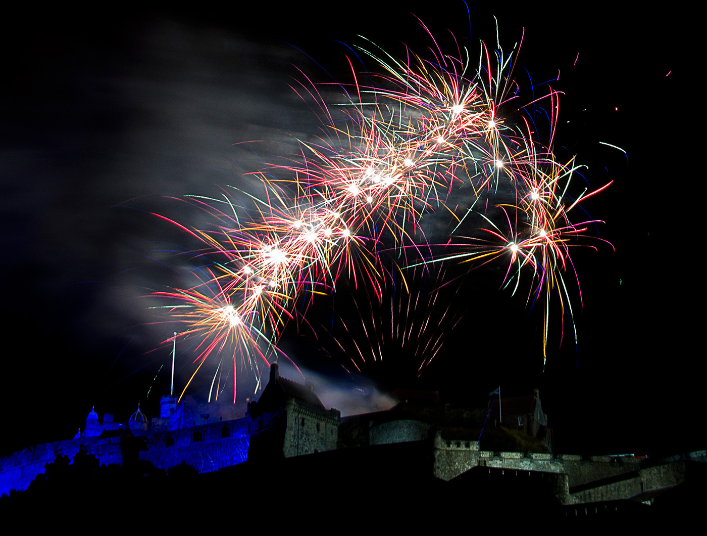 Edinburgh Tattoo Fireworks - 10th August 2013