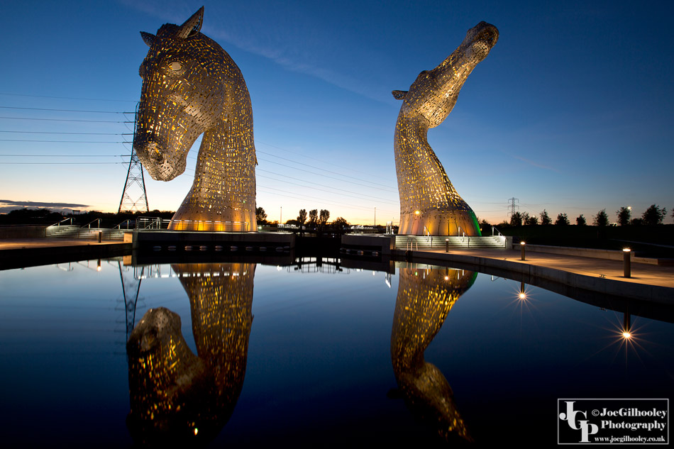 The Kelpies by Night