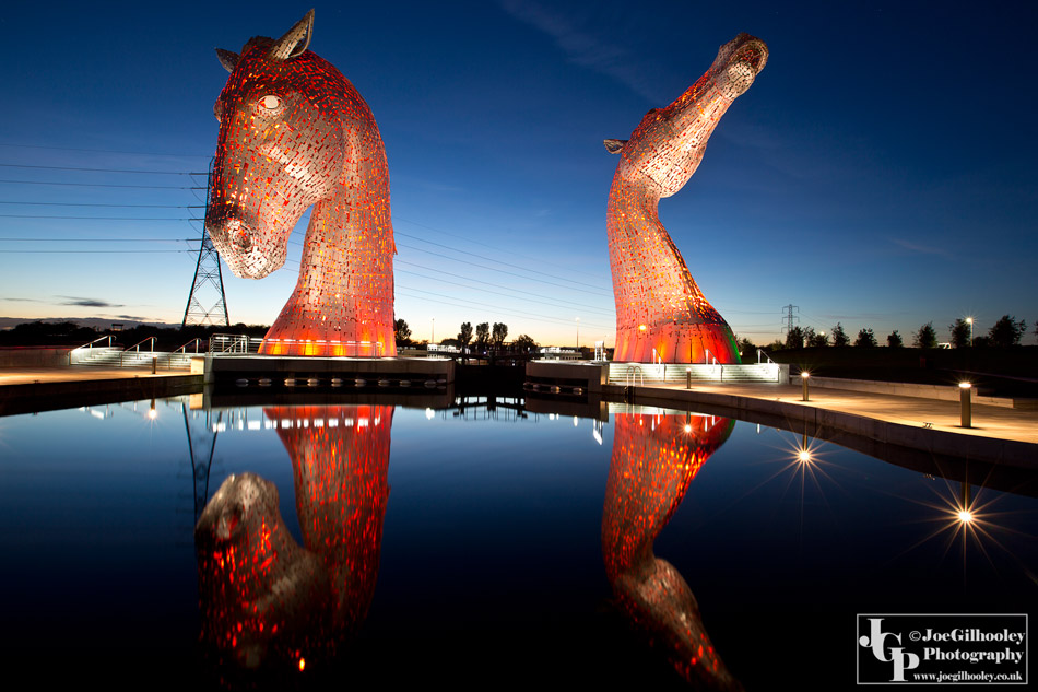 The Kelpies by Night
