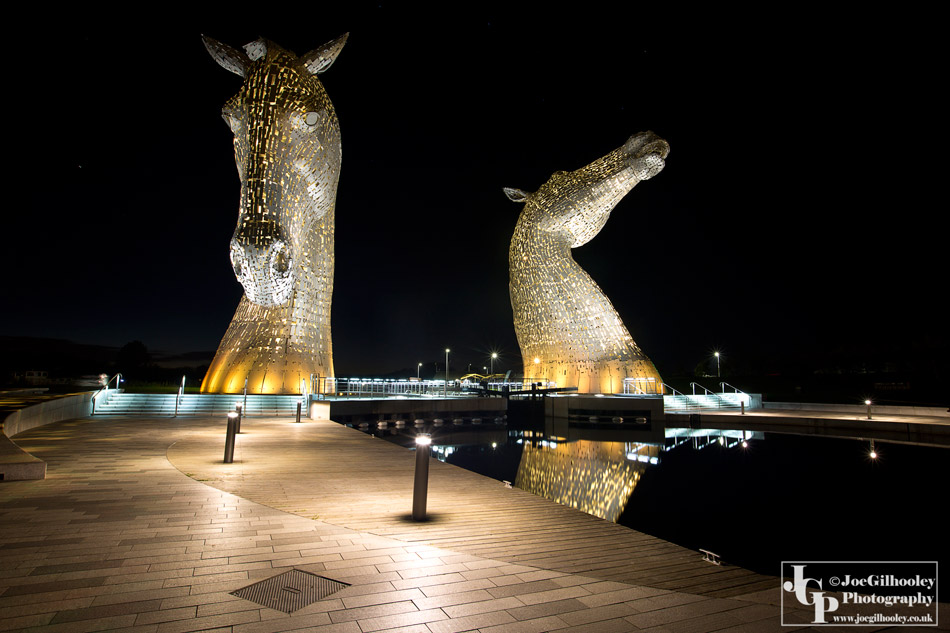 The Kelpies by Night