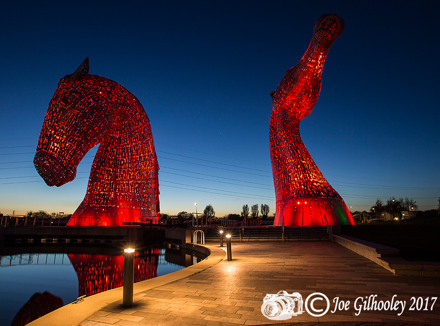 The Kelpies by Night