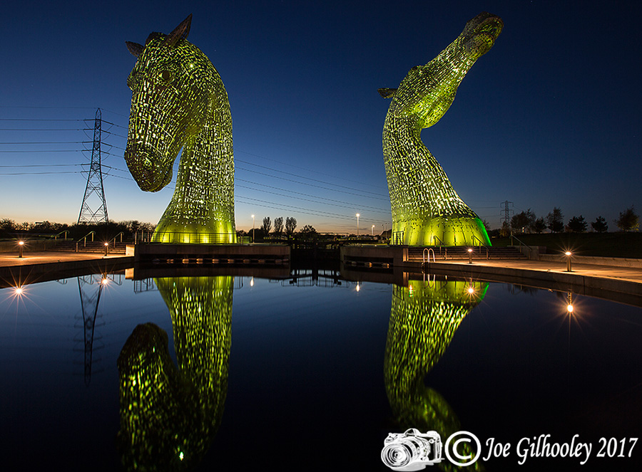 The Kelpies by Night