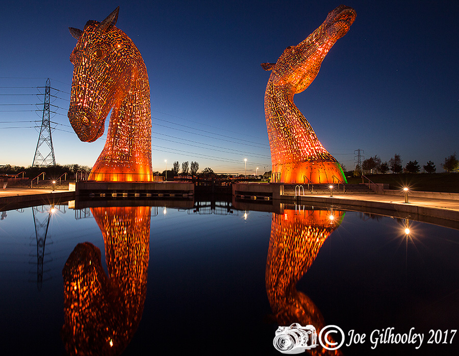 The Kelpies by Night