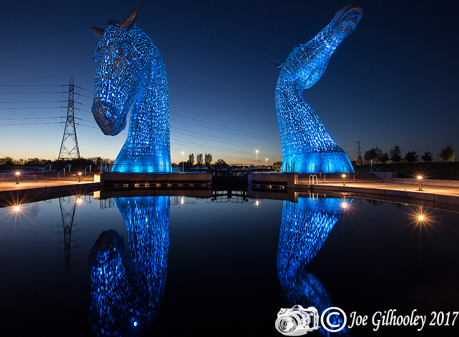 The Kelpies by Night