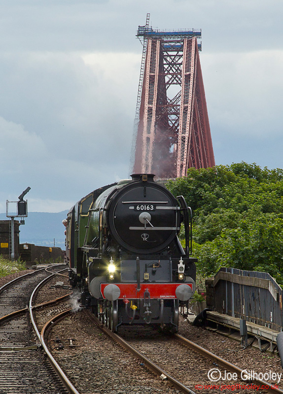 Tornado 60163 Steam Train at North Queensferry