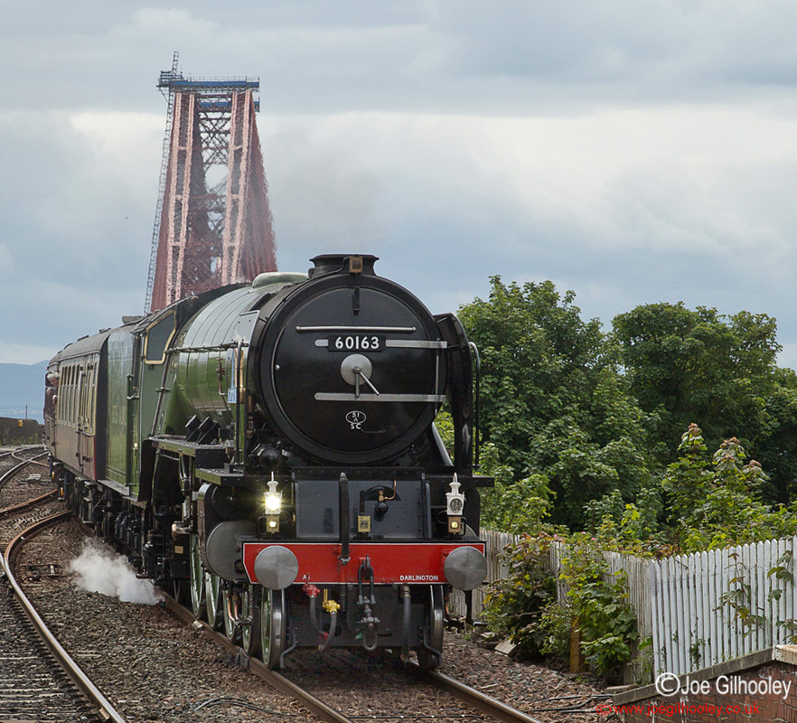Tornado 60163 Steam Train at North Queensferry