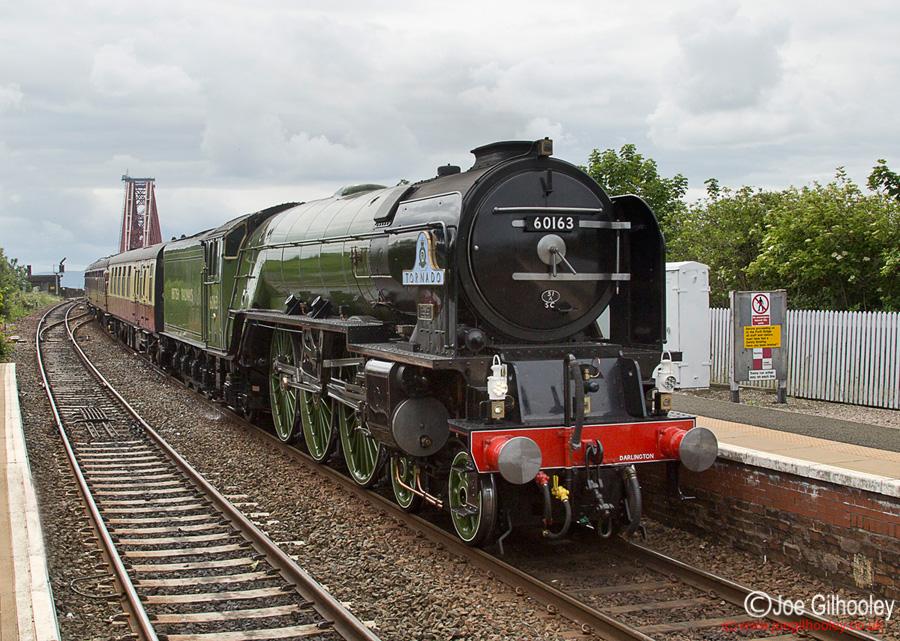 Tornado 60163 Steam Train at North Queensferry