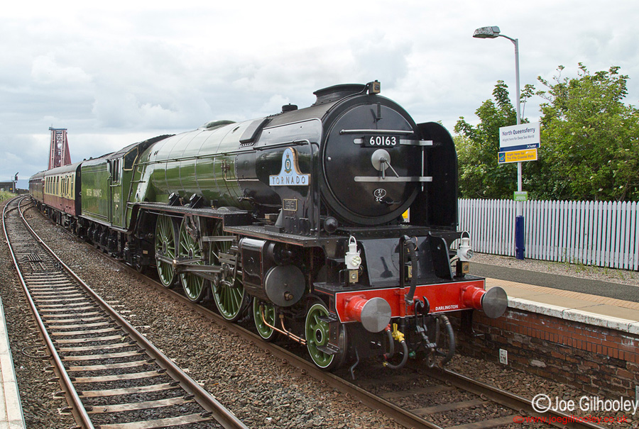Tornado 60163 Steam Train at North Queensferry