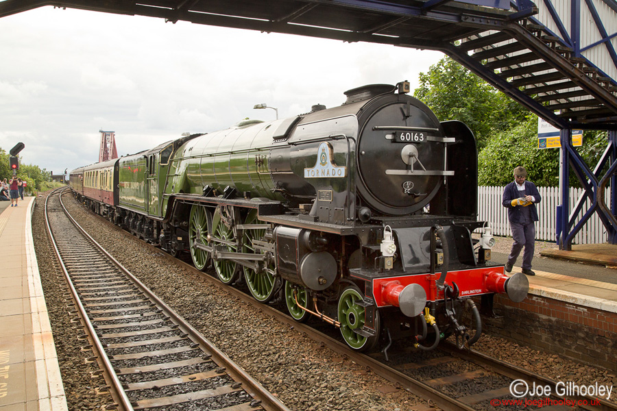 Tornado 60163 Steam Train at North Queensferry