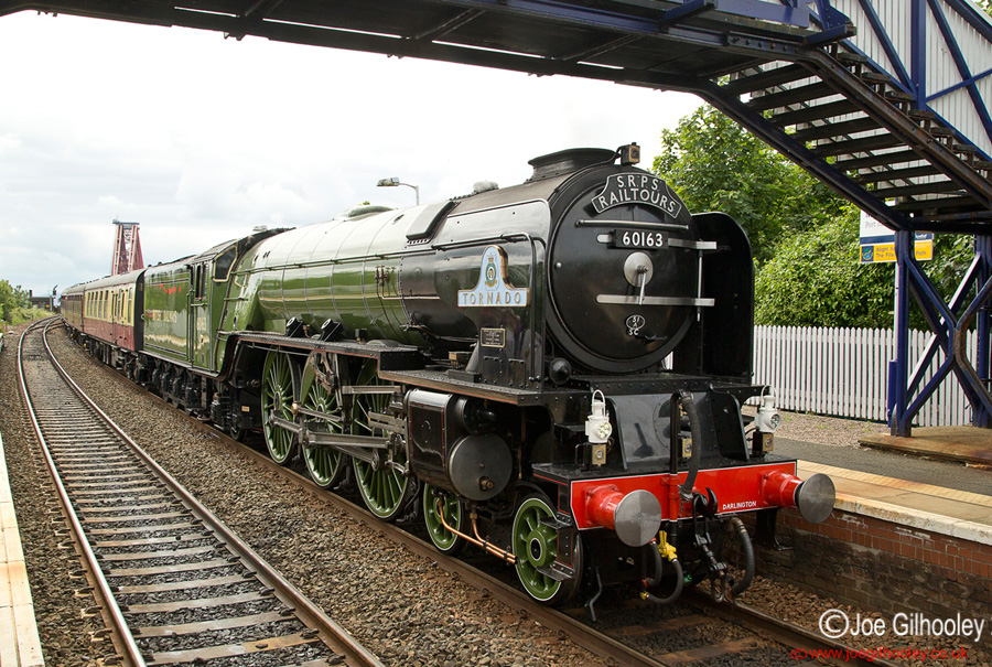 Tornado 60163 Steam Train at North Queensferry