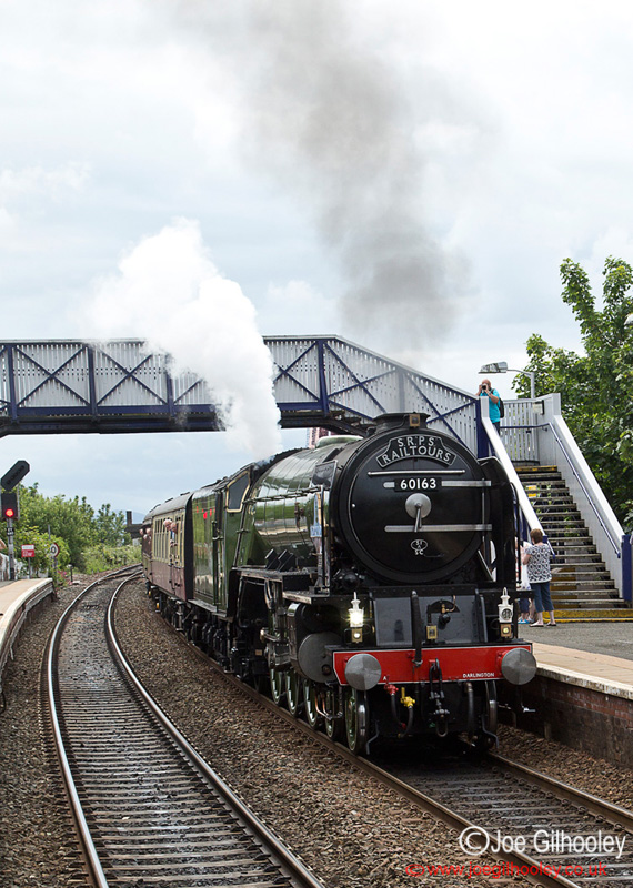 Tornado 60163 Steam Train at North Queensferry