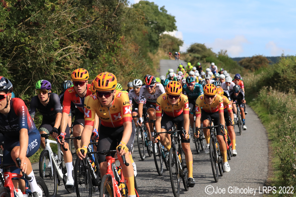 Tour of Britain Cycle Race - Stage 2 at Hawick to Duns