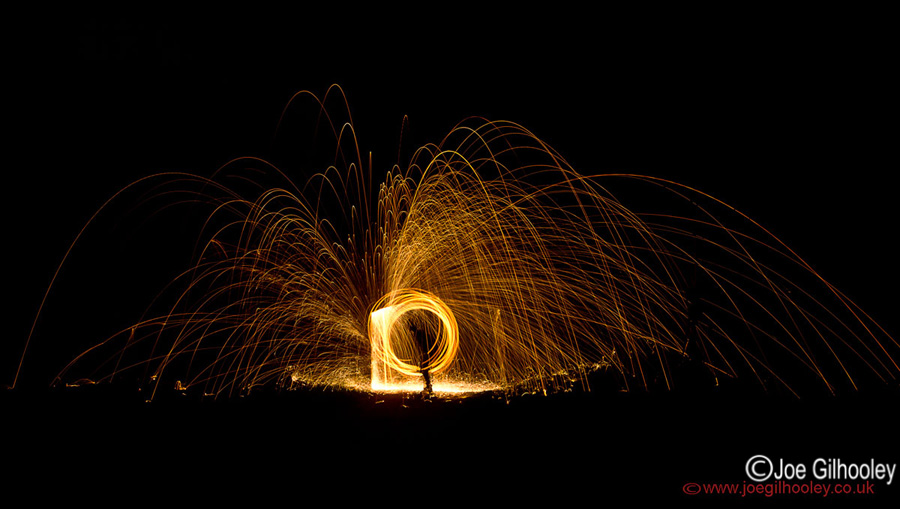 Wire Wool Burning Photography