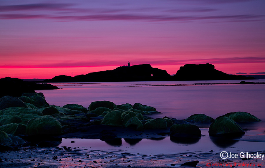 Sunset at Yellowcraigs Beach 